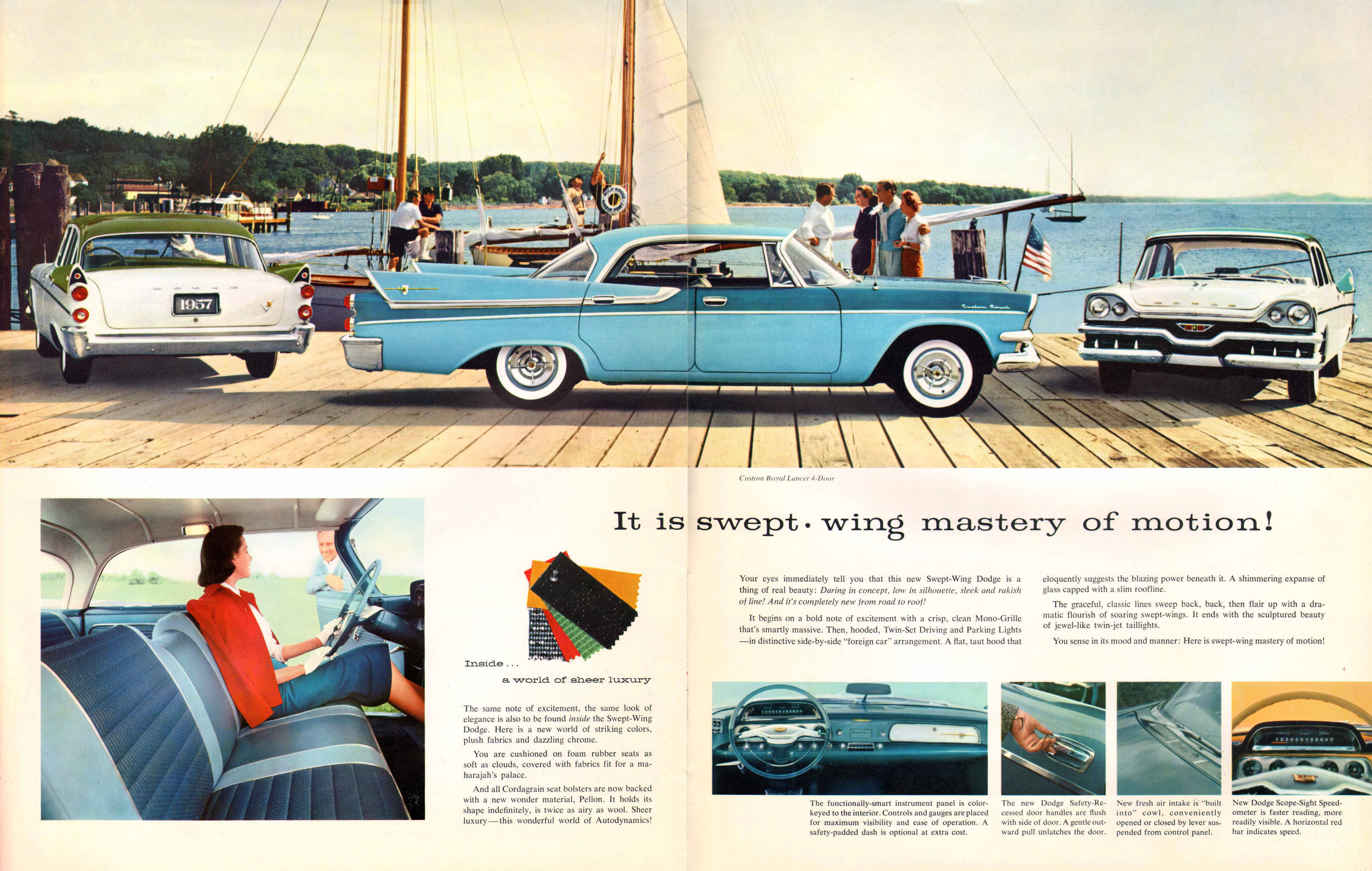 1957 Dodge Car Brochure Page 1